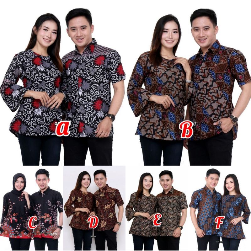 Maura Couple-Sania ruffli Batik Couple moderen