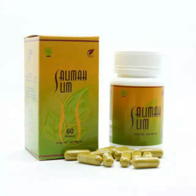 Salimah Slim SR12 Pelangsing Alami BPOM Obat Diet Herbal Aman Busui Original COD Resmi Official