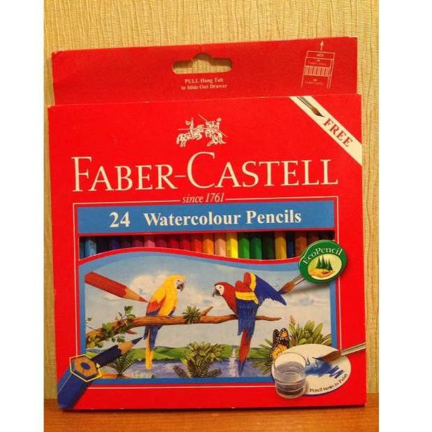 

Pensil Warna WaterColour Faber Castell 24 Warna Panjang (ART. 5166)