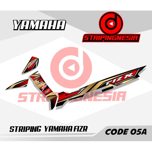 Striping Stiker Fiz R Road Race Variasi Aksesoris Motor Yamaha Semi Full