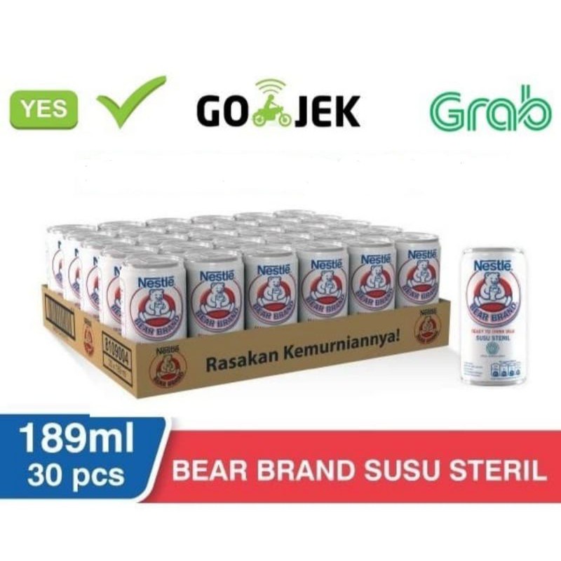 SUSU BERUANG BEAR BRAND 189ml (1 DUS ISI 30) | Shopee