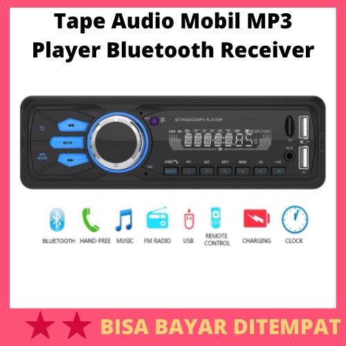 Tape Audio Mobil MP3 Player Bluetooth Receiver 12V MP3 / Tape Tip Audio Penyetel Menyalakan Mendenga