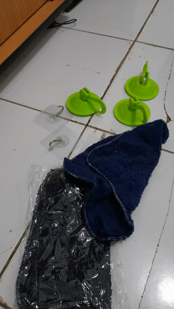 Plazashop♨ Cod Gk49 Gantung Vacum / Hook Gantungan Kait Handuk Baju Tanpa Paku Tembok Murah Import