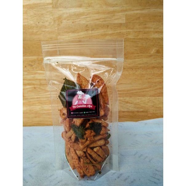 

Basreng pedas daun jeruk berat 80g