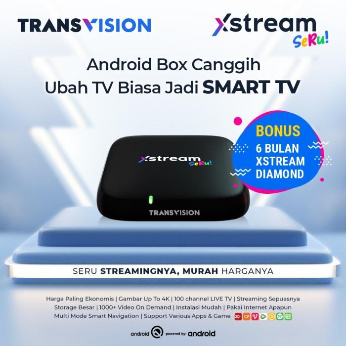 New Xstream Seru Transvision - Android Box Tv Digital Receiver