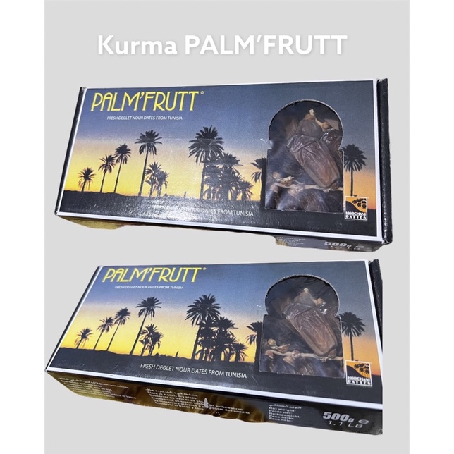 

Kurma Palm’Frutt 500gram - Kurma tangkai - Kurma Tunisia Original