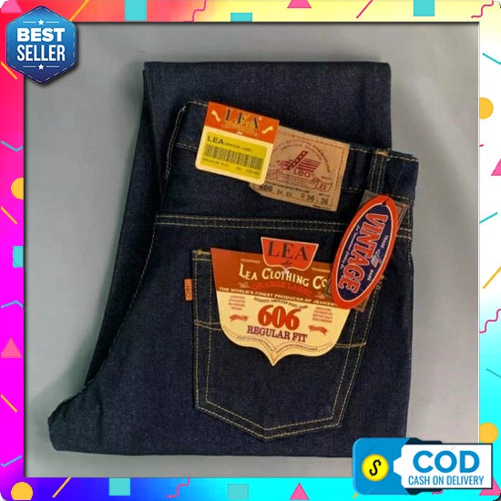 Celana Panjang Jeans Cutbray Pria Dan Wanita Import - Celana Denim Jea Celana Jeans Lea Pria Standar