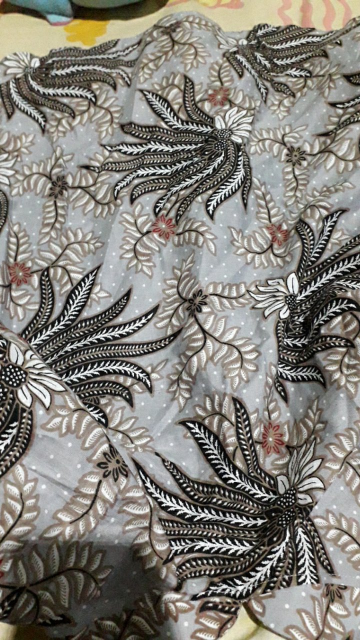 [cod] Tey-17 Batik Wanita Asj Sa Hrb026 Kenongo Kemeja Tosca Pendek