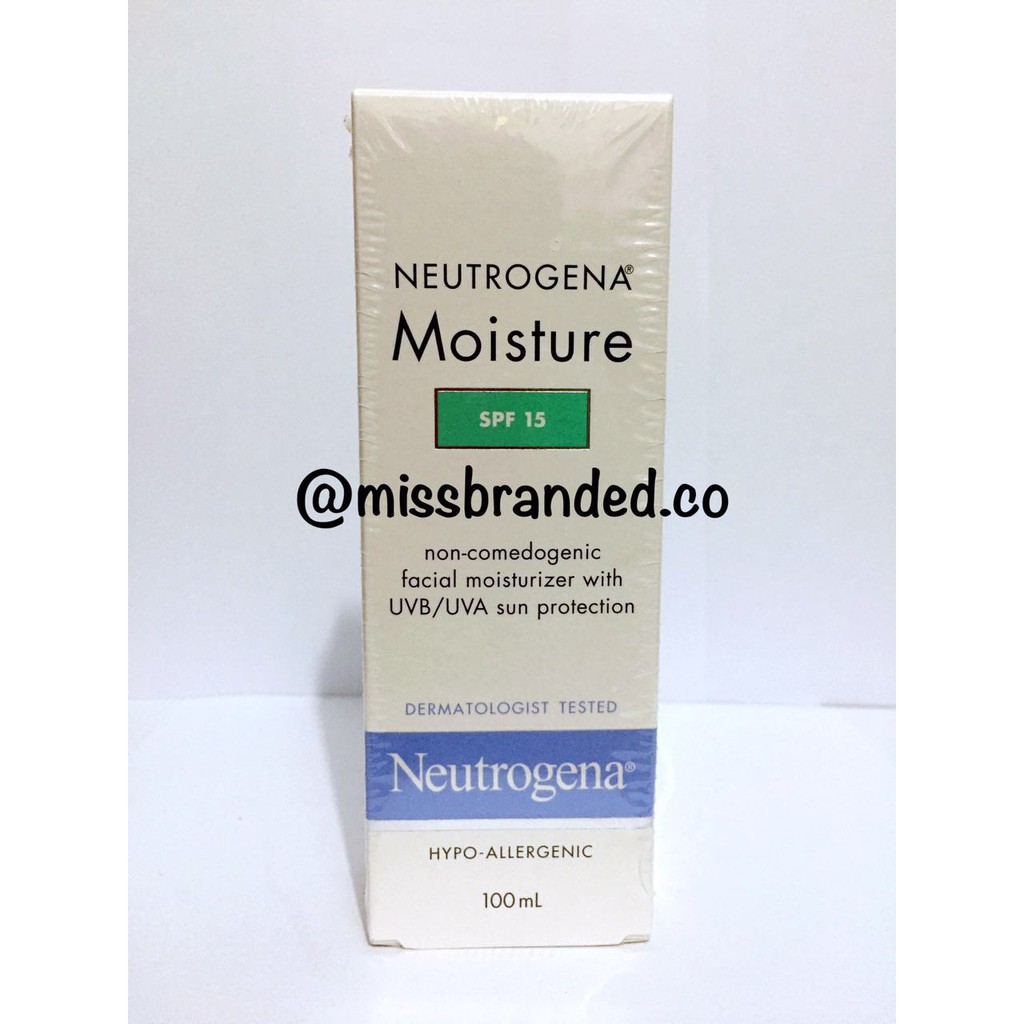 Neutrogena Moisture SPF 15 - 100ml