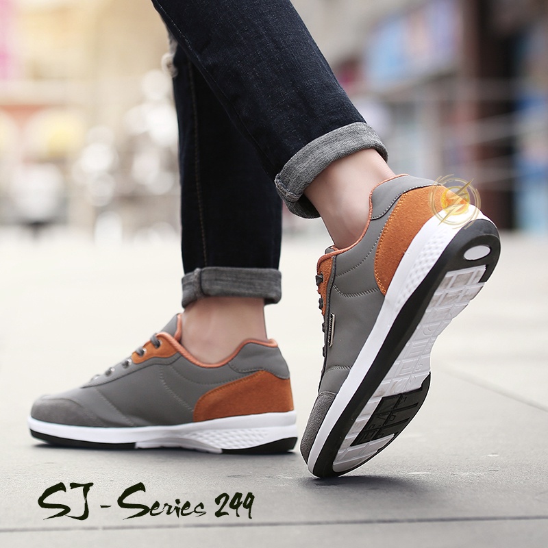 [JWALK] (FREE BOX)  Sepatu Sneakers Pria Fashion Trendy Bisa COD Kualitas Import Premium - 249