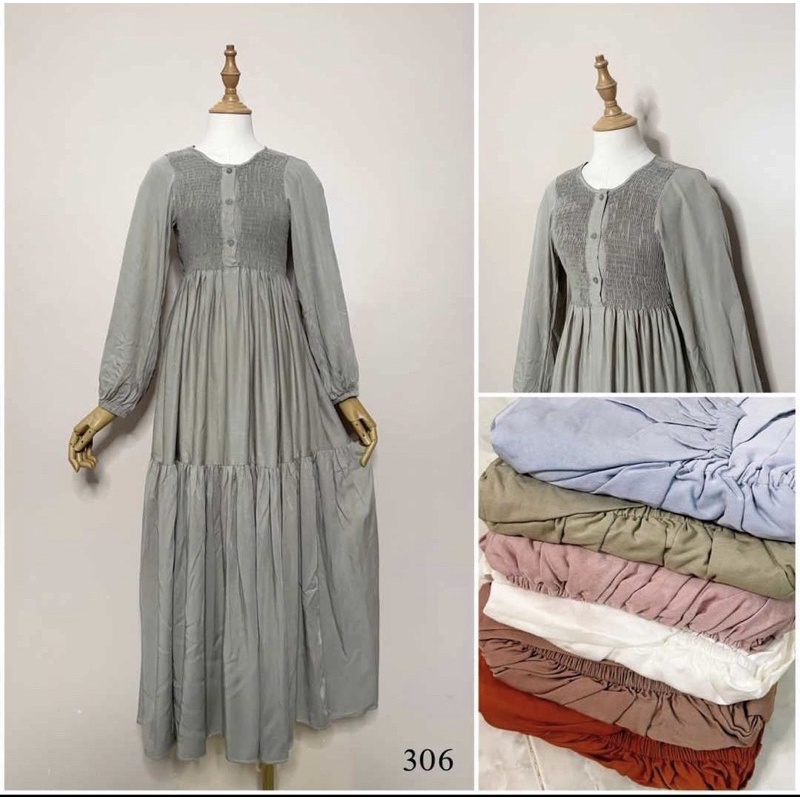 midi dress smoke jadore