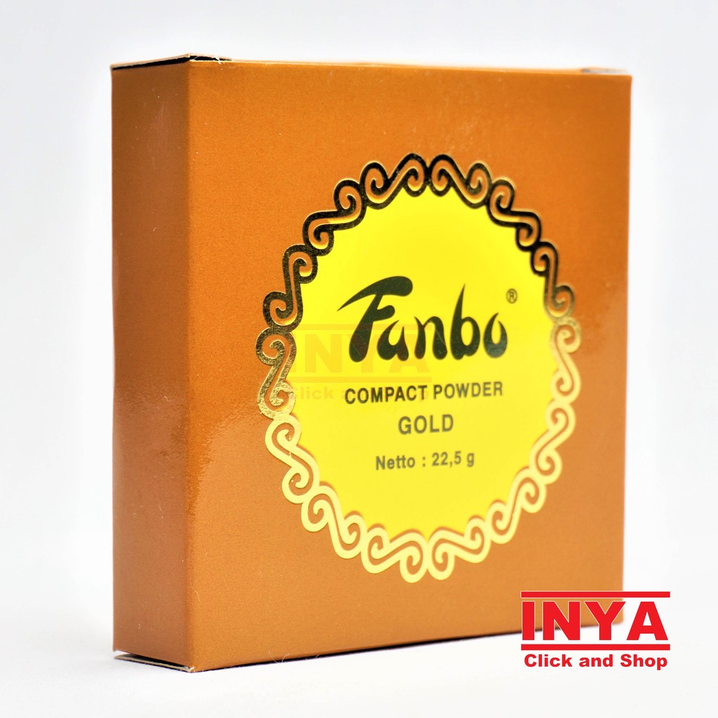 FANBO GOLD 5 KUNING LANGSAT COMPACT POWDER 22.5gr - BEDAK PADAT