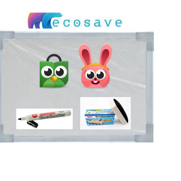 

✫ Papan Tulis Anak SAKANA 20x30 cm Whiteboard Magnet 20 x 30 Mini - Sakana ❄