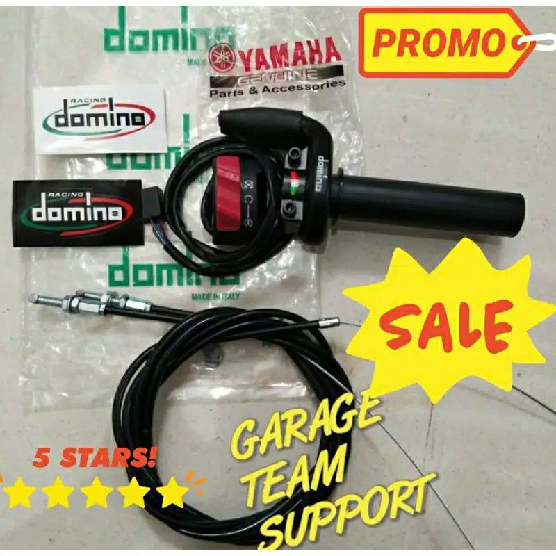 PAKET GAS SPONTAN XABRE 2 KABEL SAKLAR XABRE R15 R25 VIXION NINJA CB150 CBR GSX MX (Gas spontan 2kabel+Xabre murah)