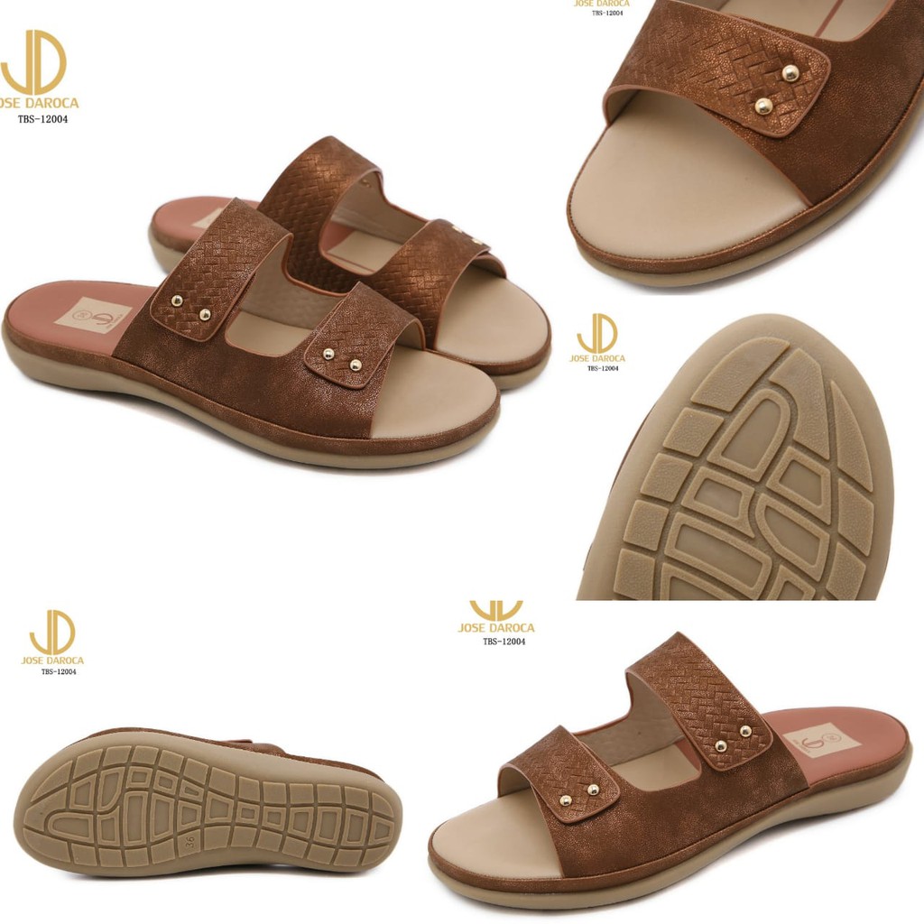 JOSE DAROCA Sandal Wanita Double Straps #TBS-12004# ORIGINAL