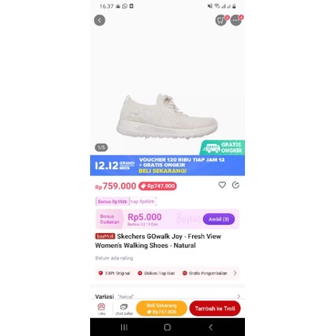 SKECHERS GO WALK JOY (ORI)