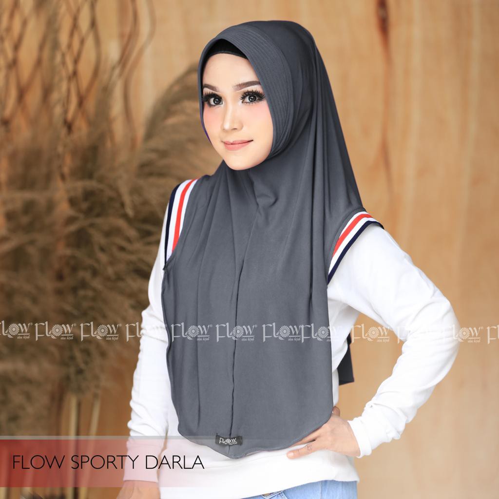 Jilbab Instan Sporty Darla Flow BY QOID-ABU TUA