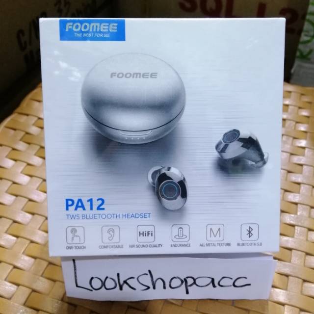 TWS BLUETOOTH HEADSET FOOMEE PA12