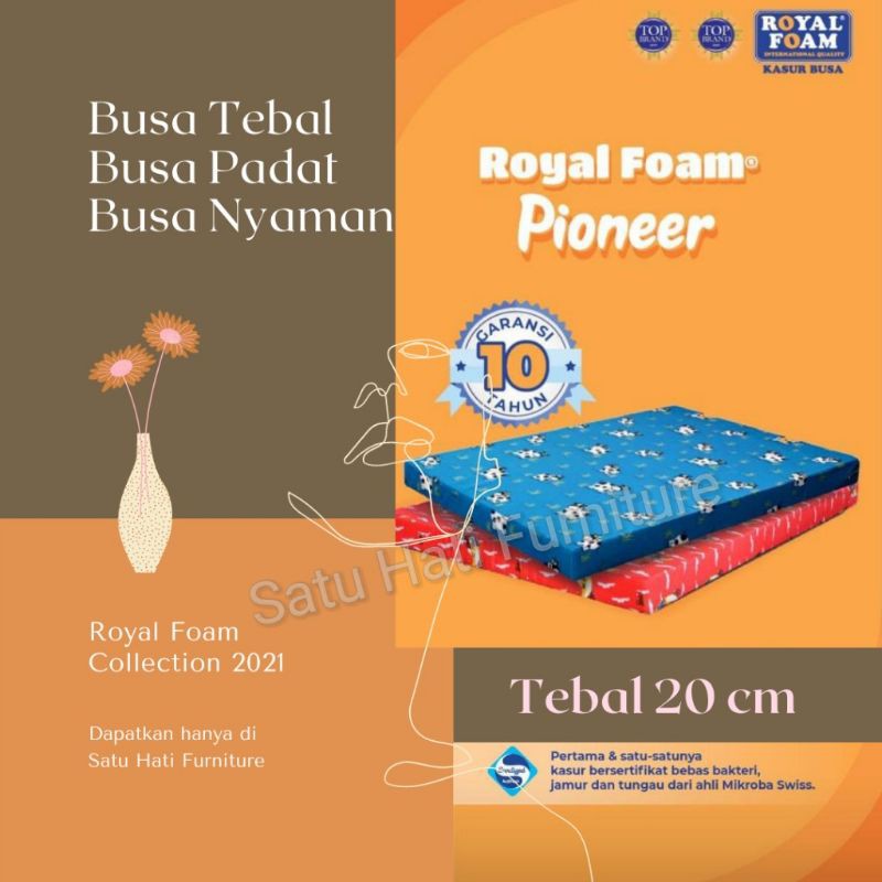 Kasur Busa Royal Foam Pioneer - 20 cm