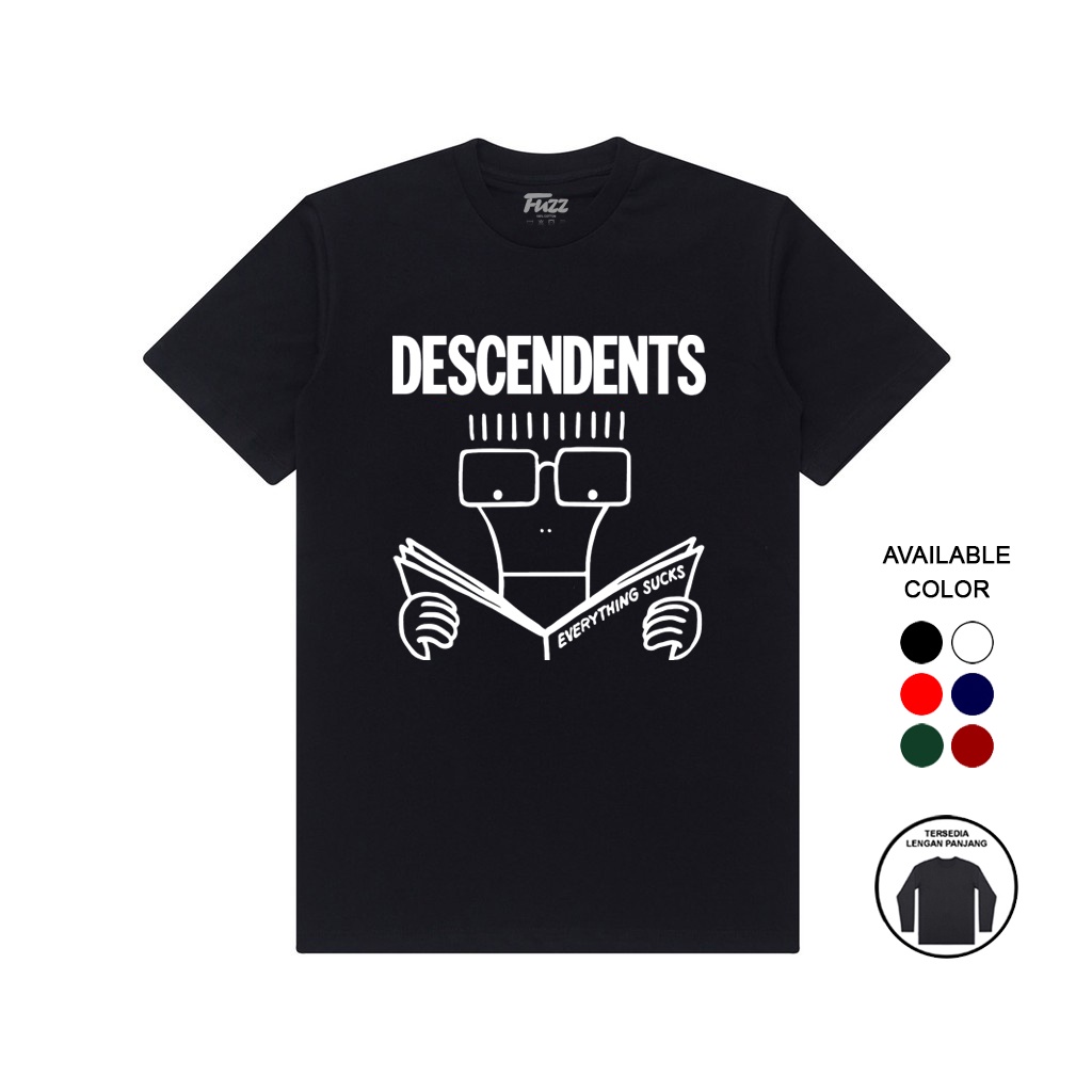 Kaos Band Descendents Baju Tshirt Distro Musik Punk Rock Descendent Pria Dan Wanita