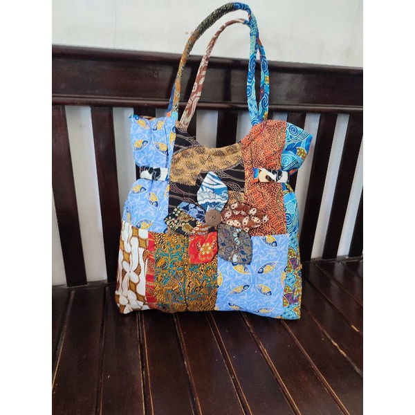 TOTE BAG BATIK SABUK SAMPING RESLETING