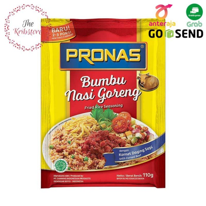 

PRONAS Bumbu Nasi Goreng Kornet Sapi 110 gr