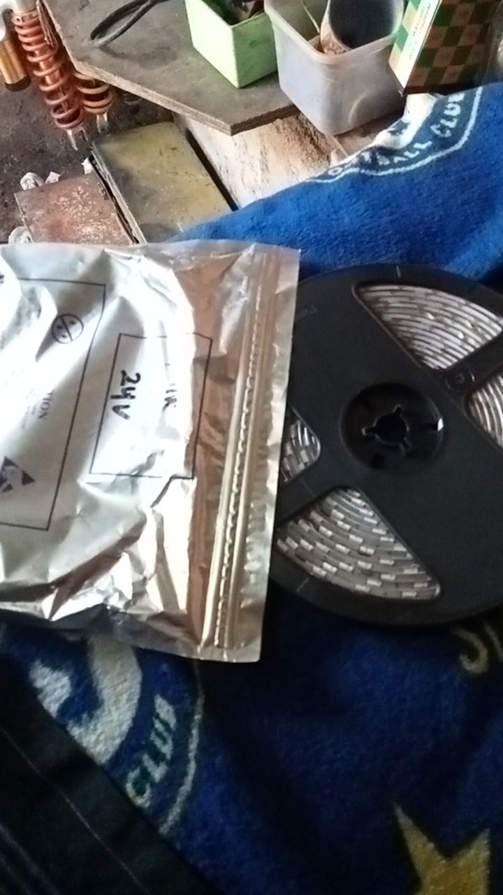 24volt - Led Roll Pink Mata Besar 5050 5meter