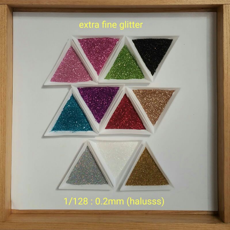 glitter hologram glitter powder 10gr utk craft / nail arts