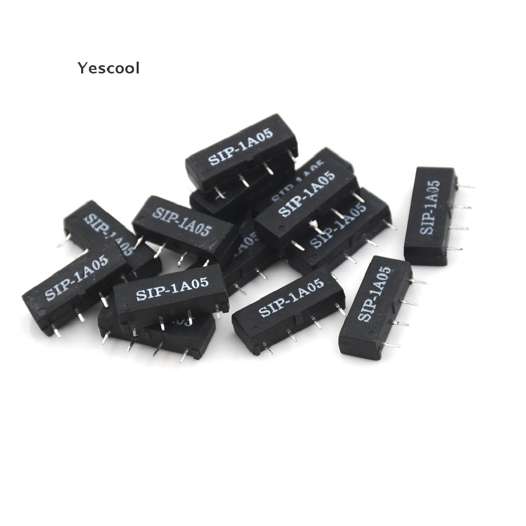 Yescool 20pcs Switch Relay 4PIN 5V SIP-1A05 Untuk PAN CHANG