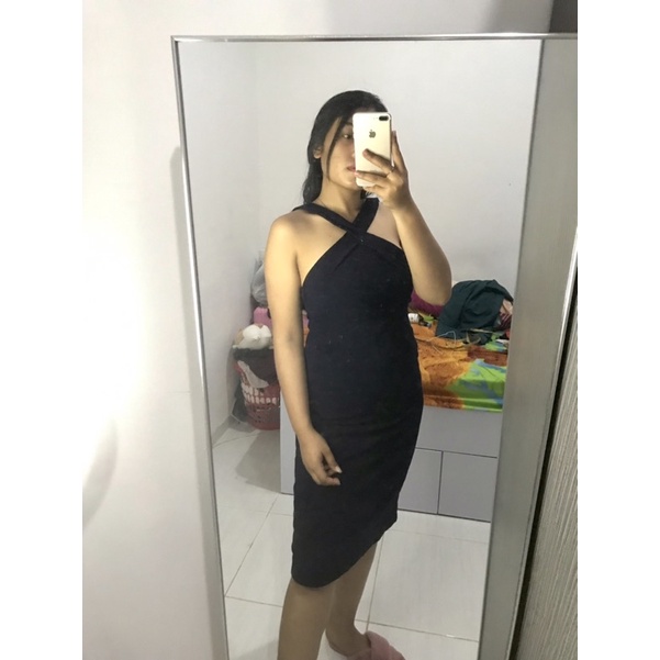 preloved party dress navy