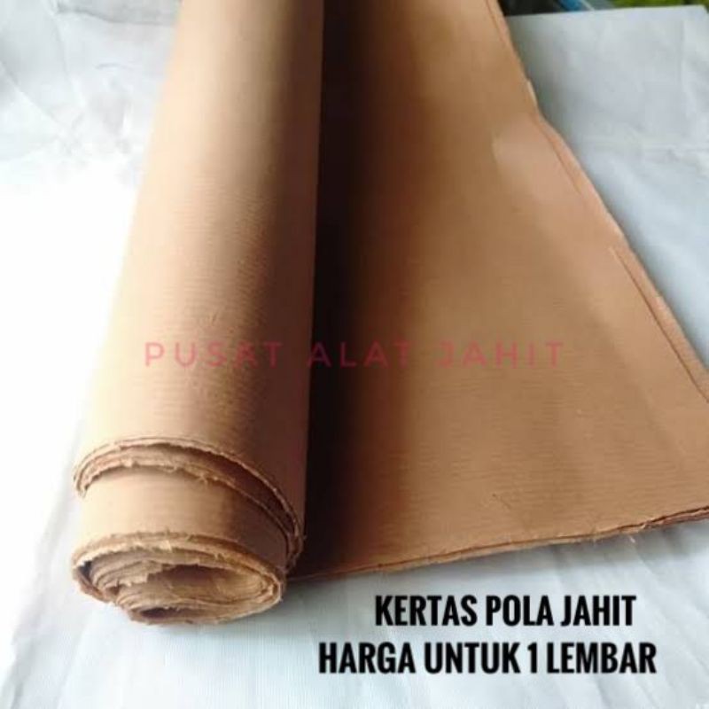 Kertas Pola Jahit 90 Cm X 120 Cm Per Lembar Bahan Kain Pakaian Sampul Shopee Indonesia 