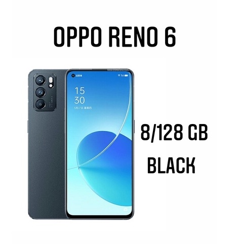 handphone oppo  garansi resmi  oppo terbaru  murah-R 6 8/128GB BLACK
