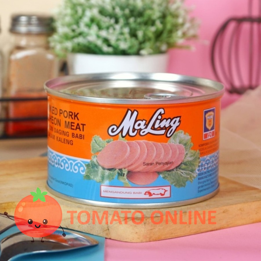 MA LING MALING / Canned Pork  Luncheon Meat Daging Babi / 397 gram gr g 397gr