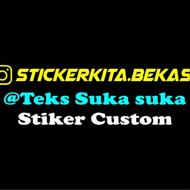 

Custom Stiker Cutting / Bikin Tulisan /Bikin Nama /Bikin Logo
