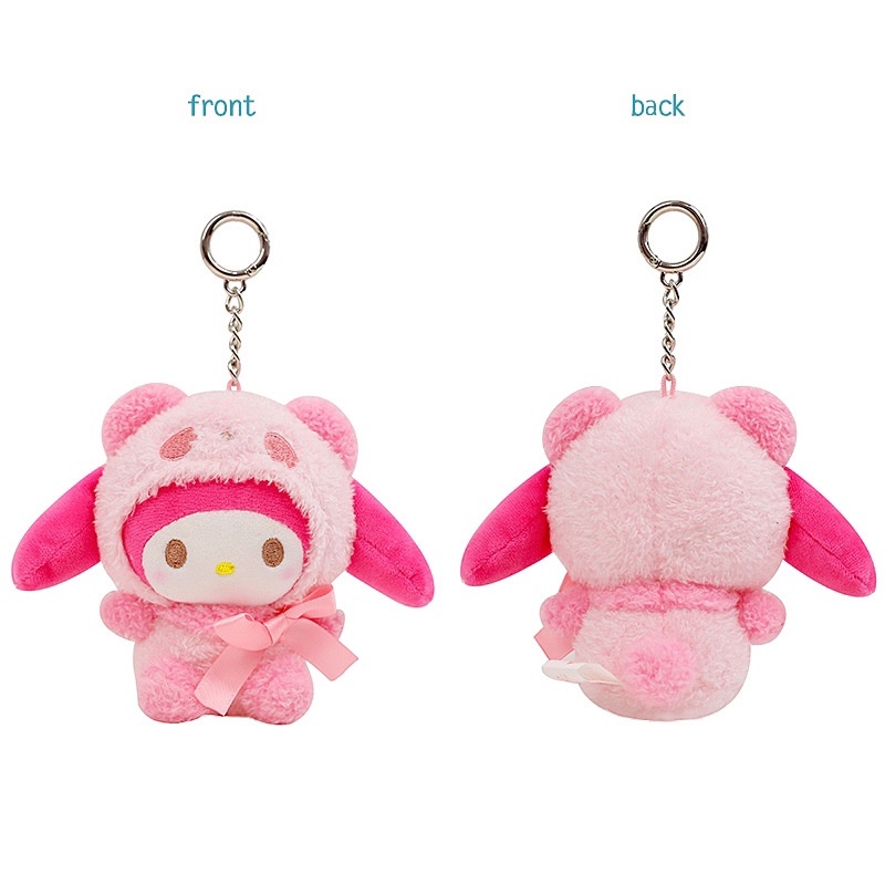 Sanrio Gantungan Kunci Boneka Plush Kartun My Melody Untuk Hadiah Ulang Tahun Anak