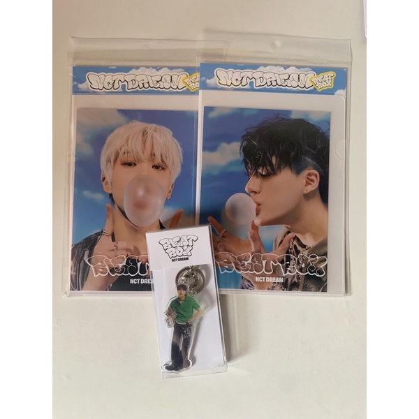 [READY STOCK] POSTCARD HOLOGRAM MD BEATBOX JISUNG JENO SEALED KEYRING ACRYLIC BEATBOX ( HOLO BEATBOX