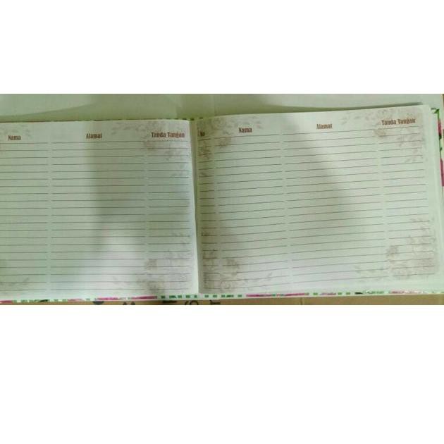 

ENL Souvenir Pernikahan Buku Tamu Biasa / Alat tulis HV 0 G8C