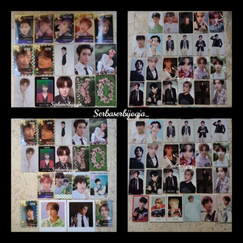 Photocard PC NCT Taeyong Jaehyun Haechan Yuta Taeil Jungwoo Jisung Chenle Renjun Jp lenti SG b2s