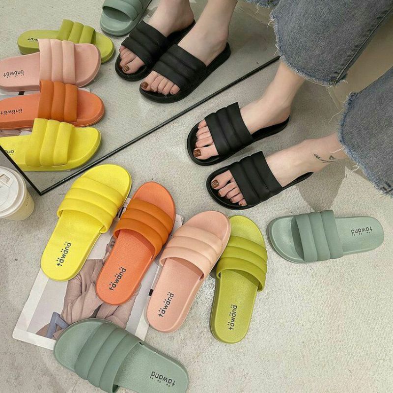 Sandal Tawana Slipper New Sandal Wanita Jelly Import