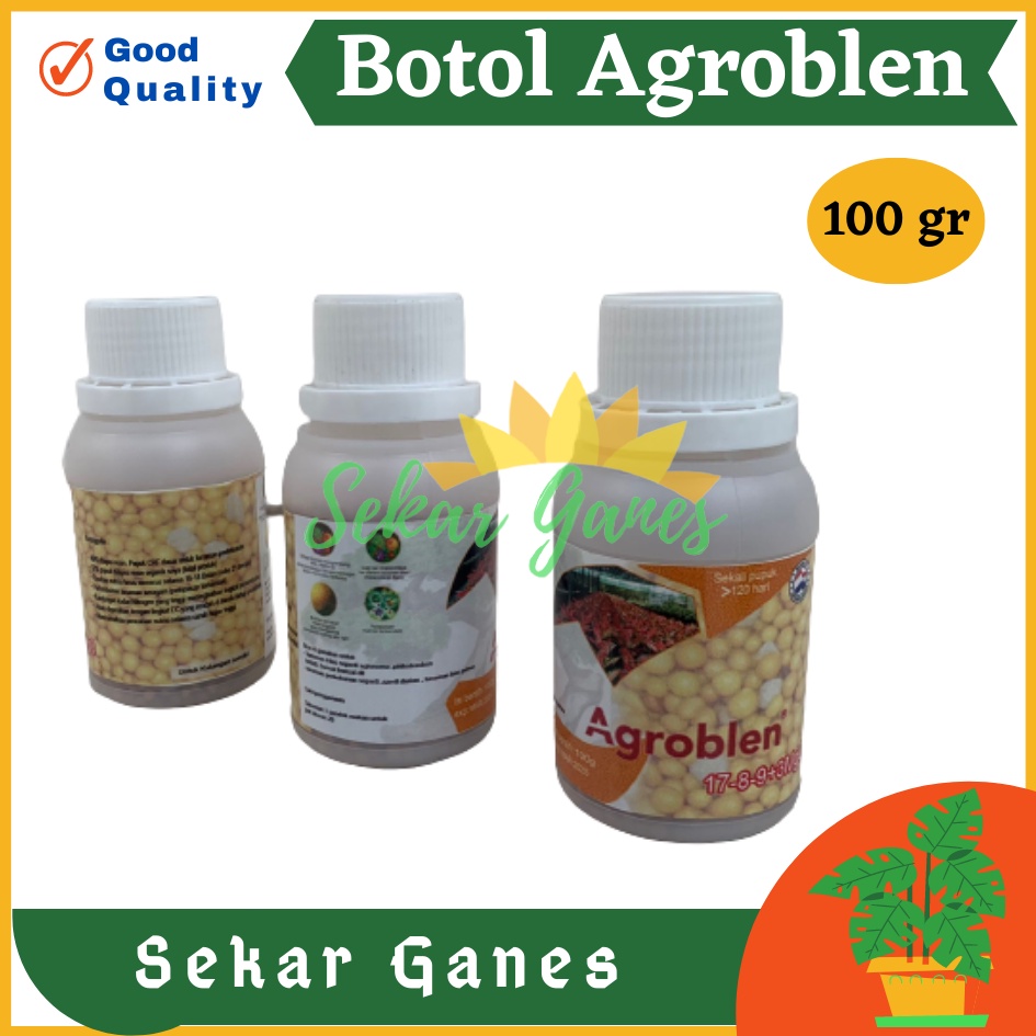 TERMURAH Pupuk Agroblen 17-8-9+3MgO 100 Gr - Dekastar Agroblend 1789 17 8 9 Pupuk osmocote dekastar 10 26 10 100g pupuk sr 10 26 10 pupuk kelapa sawit sawit cengkeh karet kakao lada pala kelapa kopi slow release original aglonema organik rilis dus