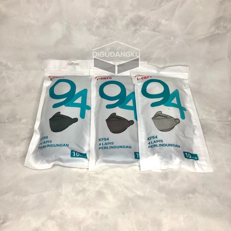 Masker Convex KF94 Warna isi 10 | Masker Korea Bersertifikat BNPB | Masker Non-Medis