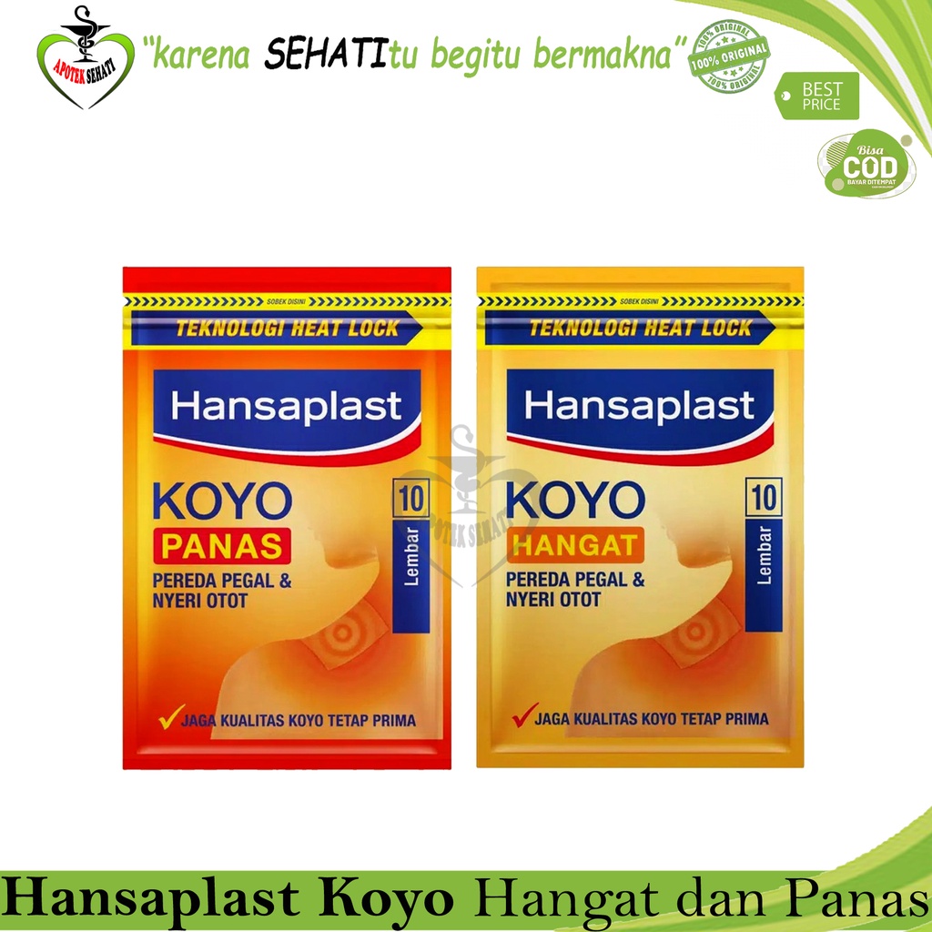 Hansaplast Koyo Panas Hangat Meredakan Pegal dan Nyeri Otot Persachet