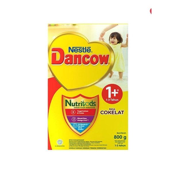 SUSU FORMULA DANCOW 1+ 800gr MADU VANILLA COKLAT