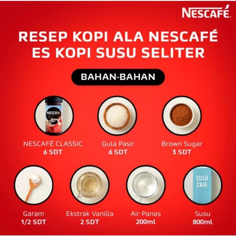 Nescafe Classic bag 45 gr, 90 gr &amp; jar 100 gr