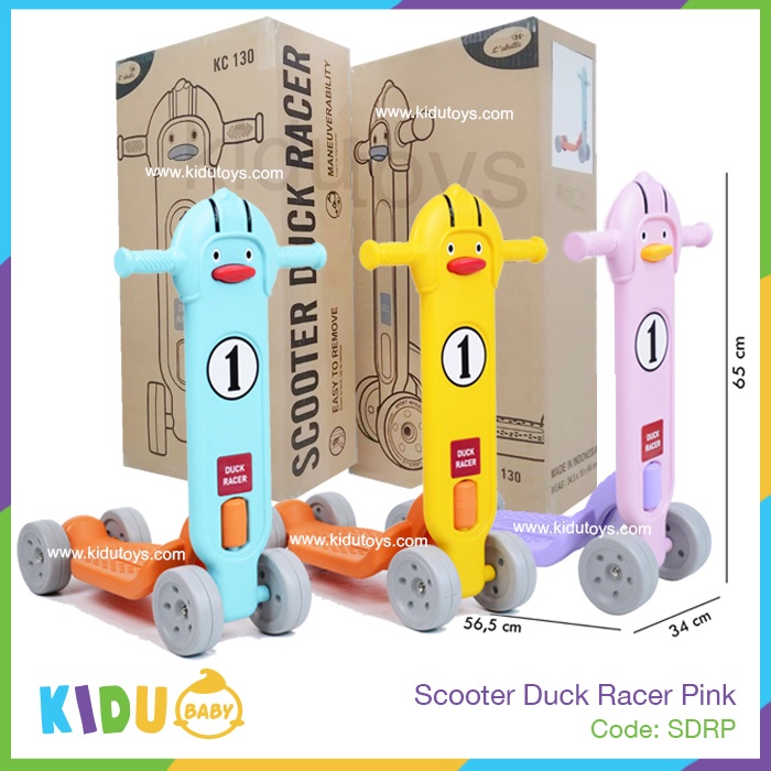 Mainan Anak Labeille Scooter Duck Racer Kidu Baby