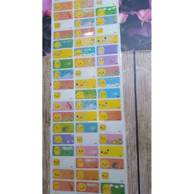 

STIKER LABEL NAMA WATERFROOF LIL' CHIC