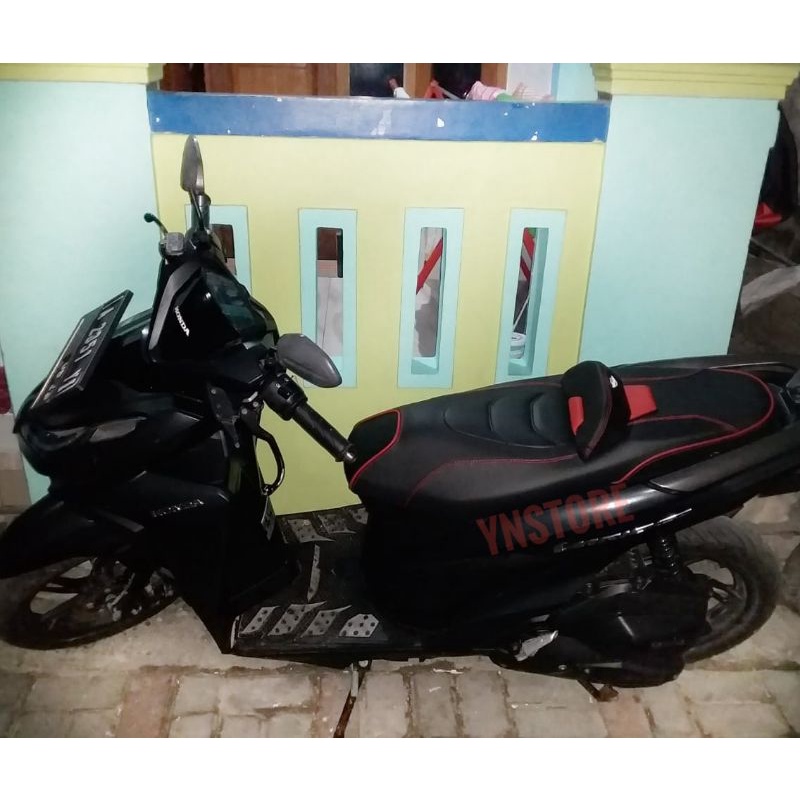 Sarung Jok Motor Vario New 150 Led Vario 125 Vario 110 Vario Lama Carbu Variasi Kulit Cover Jok Terb