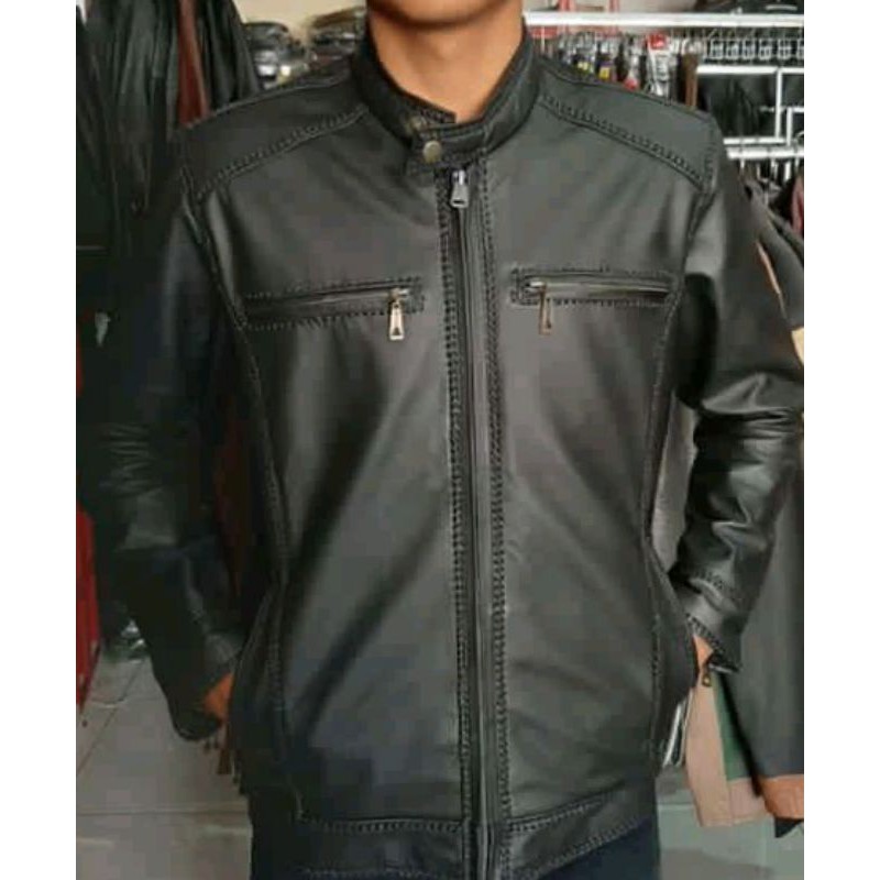 Jaket Kulit Sulam Asli Kulit