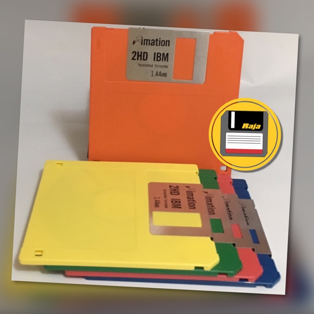 Disket Imation 2HD Color Single Pack Diskettes