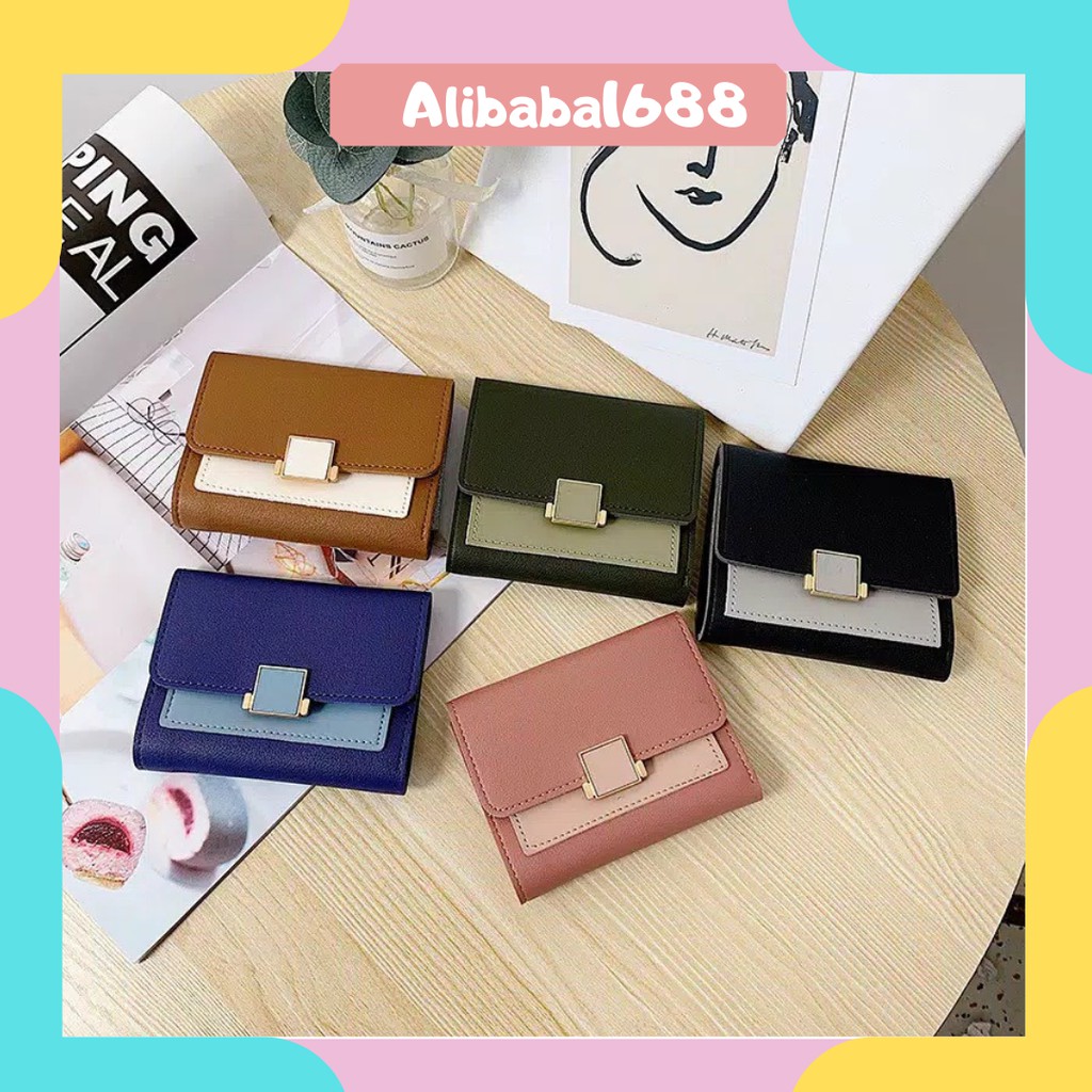 *ALIBABA1688* Retro Paragraf Pendek Dompet Wanita D10 Dompet Wanita Import Real Pict C2